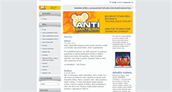 Desktop Screenshot of antibakterin.cz